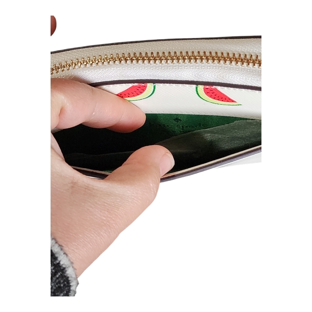 Kate Spade Staci Watermelon Party Large Continental Zip Wallet NWT - Picture 10 of 14